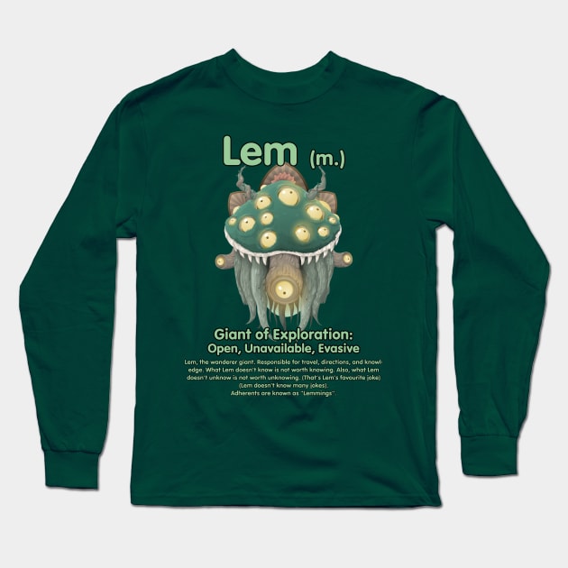 Lem Long Sleeve T-Shirt by Justwillow